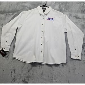 NEW Vintage Jonathan Corey Long‎ Sleeve Button Down Shirt Size 2XL USA Olympics